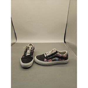 Vans Moody Floral Old Skool Sneaker Womens 8.5 Mens 7 Rose Skate Shoes Low Top